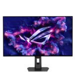 ⁦شاشة ألعاب مسطحة Asus Rog Strix XG XG32UCWMG OLED مقاس 32 بوصة، تدعم وضعَي 4K بمعدل تحديث 240 هرتز أو FHD بمعدل تحديث 480 هرتز، وزمن استجابة 0.03 مللي ثانية، متوافقة مع معيار VESA DisplayHDR - أسود⁩ - الصورة ⁦4⁩