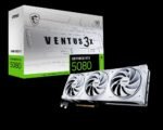 ⁦بطاقة رسومات الألعاب MSI GeForce RTX 5080 16GB GDDR7 Ventus 3X OC - أسود⁩ - الصورة ⁦8⁩