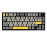 ⁦لوحة مفاتيح ميكانيكية ATTACK SHARK X820 Ultra Tri-Mode 75% Gasket - Star Black Moon Light + Shark Switch⁩ - الصورة ⁦2⁩