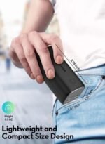 ⁦راف باور بطارية محمولة بسعة 14000 مللي أمبير بقدرة 30 واط مع 3 منافذ - إصدار عالمي - أسود⁩ - الصورة ⁦7⁩