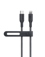 ⁦كابل أنكر 542 type-C إلى Lightning (نايلون حيوي) (0.9 م/3 قدم) - أسود A80B5H11⁩ - الصورة ⁦3⁩