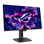 ⁦شاشة ألعاب مسطحة أسوس روج ستريكس XG27UCDMG مقاس 27 بوصة، OLED، 4K 3840x2160، معدل تحديث 240 هرتز، زمن استجابة 0.03 مللي ثانية، Type-C PD 90 واط، HDMI 2.1، FreeSync Premium Pro وG-SYNC - أسود⁩ - الصورة ⁦4⁩