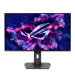 ⁦شاشة ألعاب مسطحة أسوس روج ستريكس XG27UCDMG مقاس 27 بوصة، OLED، 4K 3840x2160، معدل تحديث 240 هرتز، زمن استجابة 0.03 مللي ثانية، Type-C PD 90 واط، HDMI 2.1، FreeSync Premium Pro وG-SYNC - أسود⁩ - الصورة ⁦2⁩