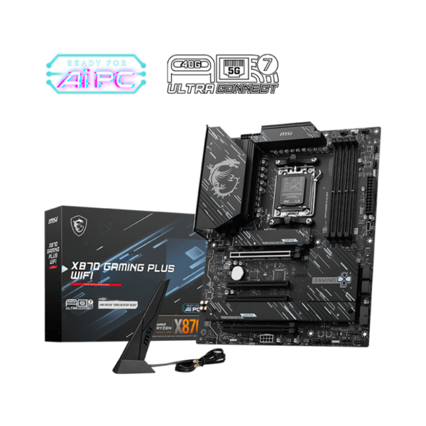 MSI X870 GAMING PLUS WIFI DDR5 Motherboard - Black