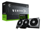 بطاقة رسومات MSI GeForce RTX 5070 12GB GDDR7 Ventus 3X OC