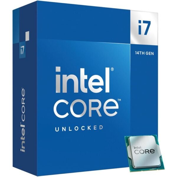 Intel Core i7-14700K 14th Generation 3.4 GHz 20-Core (8P+12E) LGA 1700 Processor - Level UpIntelPC Components