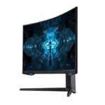 ⁦شاشة سامسونج Odyssey G7 منحنية للألعاب – دقة 2K، معدل تحديث 240Hz، زمن استجابة 1ms، دعم HDR600، تقنية QLED، دعم NVIDIA G-SYNC وAMD FreeSync – موديل LC27G75TQSMXUE⁩ - الصورة ⁦6⁩