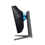 ⁦شاشة سامسونج Odyssey G7 منحنية للألعاب – دقة 2K، معدل تحديث 240Hz، زمن استجابة 1ms، دعم HDR600، تقنية QLED، دعم NVIDIA G-SYNC وAMD FreeSync – موديل LC27G75TQSMXUE⁩ - الصورة ⁦3⁩