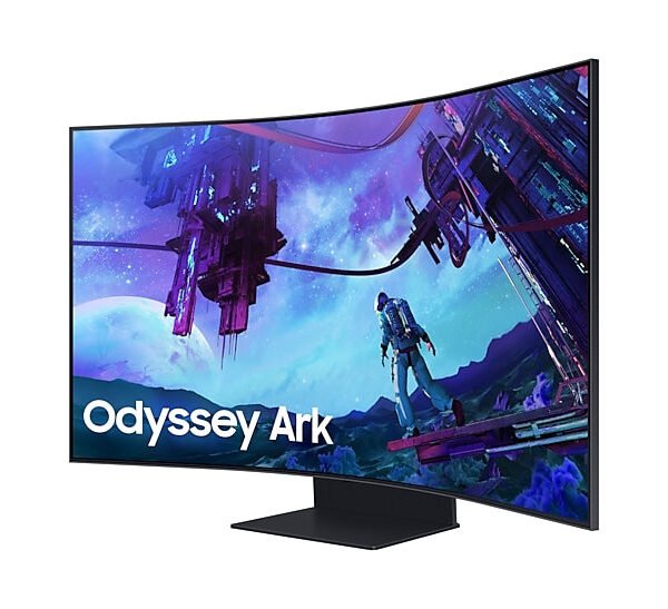 شاشة سامسونج أوديسي آرك الجيل الثاني G97NC قيمنق منحنية 55 بوصة 4K UHD 165 هرتز 1 مللي ثانية FreeSync Premium Pro