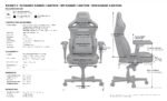 ⁦كرسي الألعاب AndaSeat Kaiser 4 XL – جلد PVC فاخر – أبيض⁩ - الصورة ⁦7⁩