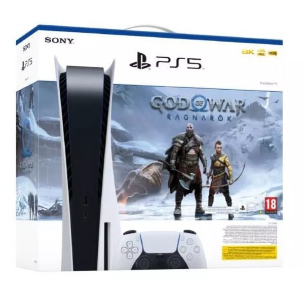 PlayStation 5 CD Edition Console + God of War: Ragnarok Voucher - Level UpSonyPlaystation Console711719561866