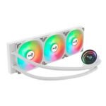 مبرد مائي AEROCOOL OASIS L360 ARGB مقاس 360 ملم – لون أبيض