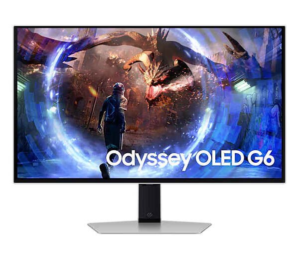 شاشة الألعاب سامسونج أوديسي OLED G6 G60SD QHD 360 هرتز، 0.03 مللي ثانية للألعاب مقاس 27 بوصة