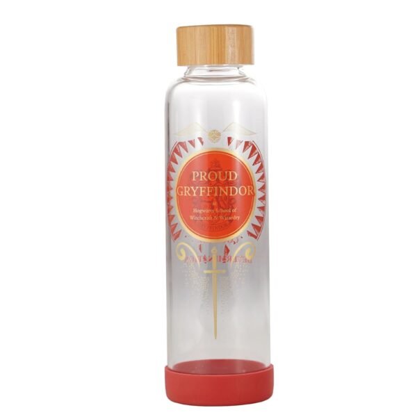 Water Bottle Glass (500ml) - Harry Potter (Proud Gryffindor) - Level UpLevel UpAccessories5055453494888