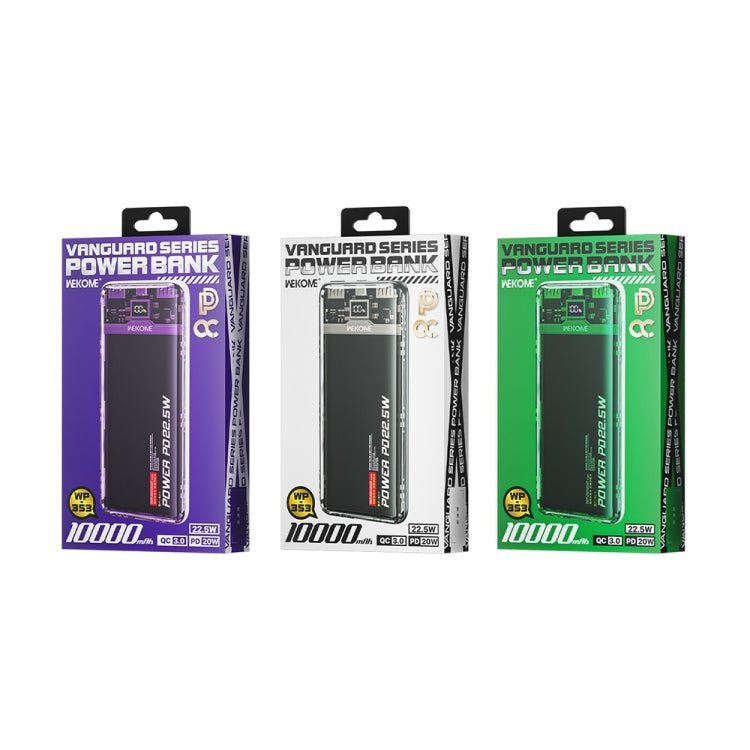 wekome-wp-343-10000mah-pioneer-2-generation-transparent-fast-charge-power-bank-596122.jpg Wekome WP-343 10000mAh Pioneer 2 Generation Transparent Fast Charge Power Bank - Level UpWekomePower Bank6941027640975