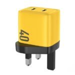 Wekome WP-U128 40W Dual USB-C/Type-C Interface Gallium Nitride Charger - Level UpWekomePower Adapter & Charger Accessories6941027640166