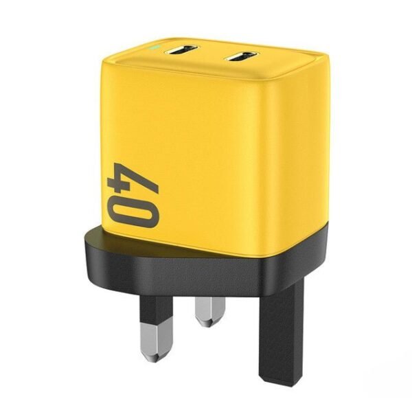 Wekome WP-U128 40W Dual USB-C/Type-C Interface Gallium Nitride Charger - Level UpWekomePower Adapter & Charger Accessories6941027640166