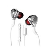 ⁦ويكوم YC06 سلسلة سوداء - سماعة رأس هاي فاي USB-C مع كيبل⁩ - الصورة ⁦3⁩