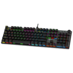 ⁦MeeTion MK009 Pro Hot-swap Mechanical Gaming RGB Keyboard, Red Switch – Arabic English⁩ - الصورة ⁦4⁩