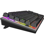 ⁦MeeTion MK009 Pro Hot-swap Mechanical Gaming RGB Keyboard, Red Switch – Arabic English⁩ - الصورة ⁦2⁩