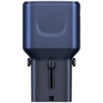 محول سفر Energea TravelGo بمنفذ USB-C واحد ومنفذ USB-A واحد بقدرة 35 واط - أزرق - Image 3