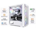 كمبيوتر جيمنج مخصص، ايه ام دي رايزن ٧ ٩٧٠٠ اكس، ار تي اكس ٥٠٧٠ أو سي سعة ١٢ جيجابايت، رامات ٣٢ جيجابايت دي دي آر ٥ بسرعة ٦٠٠٠ ميجاهرتز، تخزين ٢ تيرابايت إن في مي، ويندوز ١١ برو