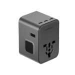 محول طاقة Energea TRAVELWORLD GAN45، 3C2A 45W - لون رمادي داكن - Image 6