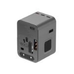محول طاقة Energea TRAVELWORLD GAN45، 3C2A 45W - لون رمادي داكن - Image 2