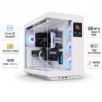 كمبيوتر ألعاب مخصص بمعالج إنتل كور آي 5 الجيل الرابع عشر 14400 إف، كارت شاشة آر تي إكس 5060 تي آي بسعة 8 جيجابايت، رامات 16 جيجابايت دي دي آر 5 بسرعة 6000 ميجاهرتز، ويندوز 11 برو
