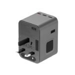 محول طاقة Energea TRAVELWORLD GAN45، 3C2A 45W - لون رمادي داكن - Image 4