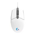 لوجيتيك G203 لايت سينك ماوس العاب لاسلكي بأضاءة RGB - ابيض