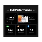 ⁦UGREEN HiTune H6 Pro Hybrid Cancelling Earbuds wh 35873⁩ - الصورة ⁦5⁩
