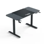 ⁦Twisted Minds Paradox Height Adjustable Gaming Desk Electric Table – 120cm (White)⁩ - الصورة ⁦2⁩