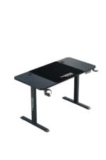 ⁦Twisted Minds Paradox Height Adjustable Gaming Desk Electric Table – 120cm (White)⁩ - الصورة ⁦9⁩