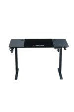 ⁦Twisted Minds Paradox Height Adjustable Gaming Desk Electric Table – 120cm (White)⁩ - الصورة ⁦5⁩