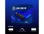 Elgato Cam Link 4K - Broadcast Live, Record via DSLR, Camcorder, or Action cam, 1080p60 or 4K at 30 fps, Compact HDMI Capture Device, USB 3.0 - Level Up