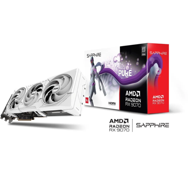 Sapphire 16GB PURE AMD Radeon RX 9070 OC GPU VGA Graphic Card