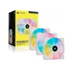 Corsair IQSP 120 RGB Elite Performance 120 mm Fan with BWM System, White
