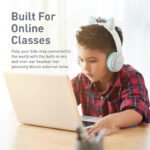 ⁦بروميت سماعة رأس لاسلكية للأطفال بتصميم كاواي آمن للأطفال بشكل باندا⁩ - الصورة ⁦5⁩