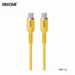 كيبل بيانات WEKOME WDC-11 Tint II Series من السيليكون الأصلي 100 واط تايب سي إلى تايب سي