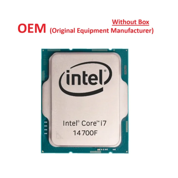 Intel Core i7-14700F 14th Gen Raptor Lake Desktop Processor (OEM) Without Box