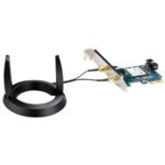 ⁦ASUS AC55BT AC1200 WiFi Bluetooth PCIe Wireless Adapter Card⁩ - الصورة ⁦2⁩