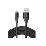 Anker A8453 PowerLine+ II USB-A with Lightning Connector Cable – 6ft/1.8m – Black – A8453H13