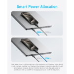 ⁦Anker 8895 2-in-1 USB-C to USB-C Cable (4ft, 140W) A8895H11⁩ - الصورة ⁦3⁩