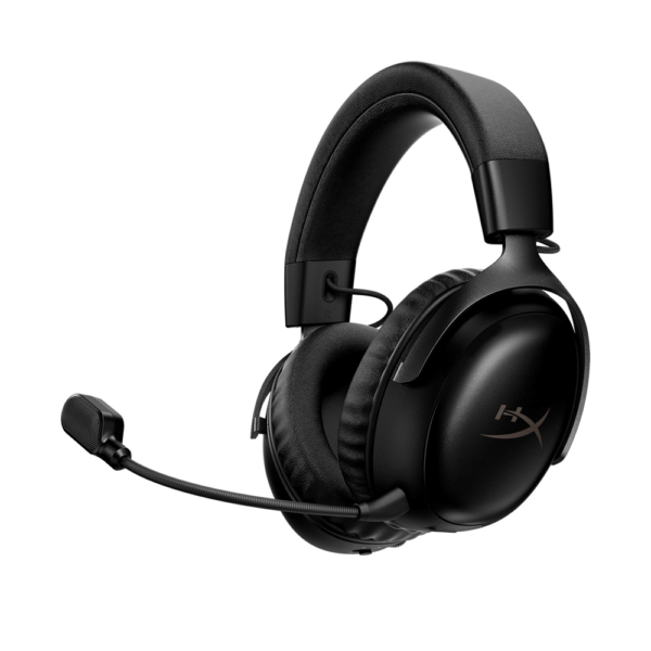 HyperX Cloud III S Wireless Gaming Headset, 53mm, Spatial Audio – Black