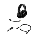 ⁦HyperX Cloud III S Wireless Gaming Headset, 53mm, Spatial Audio – Black⁩ - الصورة ⁦3⁩