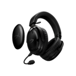 ⁦HyperX Cloud III S Wireless Gaming Headset, 53mm, Spatial Audio – Black⁩ - الصورة ⁦2⁩