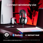 ⁦HyperX Cloud III S Wireless Gaming Headset, 53mm, Spatial Audio – Black⁩ - الصورة ⁦8⁩