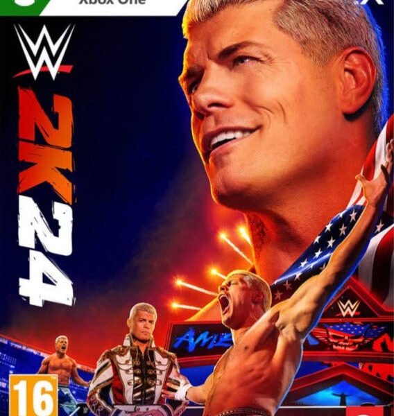 لعبة دبليو دبليو إي 2K24 إصدار أوروبا لجهاز إكس بوكس سيريس إكس (XB SX WWE 2K24 Eu)