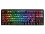 لوحة مفاتيح الألعاب الميكانيكية DUCKY ONE 3 TKL HOT SWAP بمفاتيح Red Switch وإضاءة RGB سلكية - Aura Black